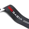 Naklejki Ochronne na Progi Dacia – Carbon Look z Logo DACIA - zestaw 4 sztuk